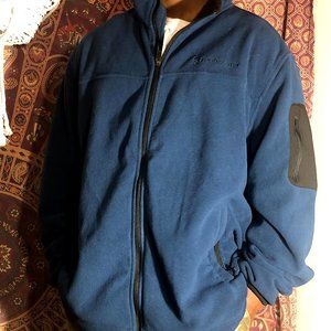 Free Country Navy Zip Men's Fleece Coat